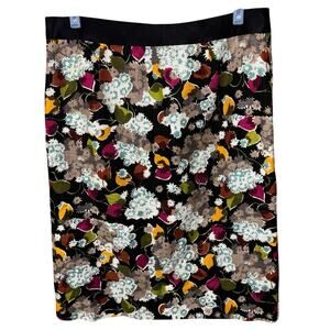 Girls from Savoy Anthropologie linen cotton blend multicolor skirt (size 12)